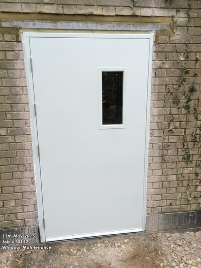 Steel door repaired Battersea