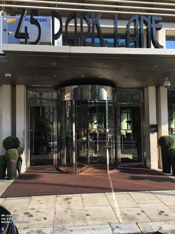 Automatic doors operating correctly at The Dorchester Hotel Central London