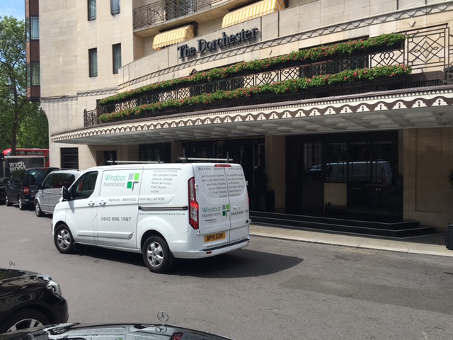 Automatic door repair to the Dorchester Hotel London